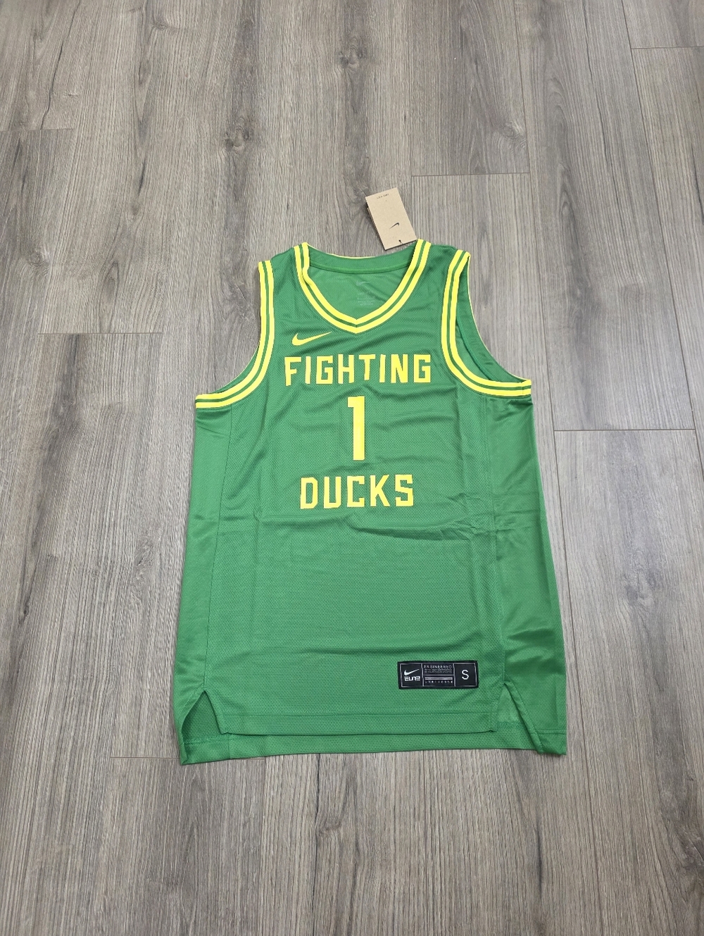 Nike Oregon Ducks Elite Green Basketball Jersey Mens Size Small
